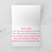 Spring Pink Patterns Feestdagen Kaart (Binnen)