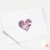 Spring Pink Tree Blossom Flowers stickers zeehonde (Envelop)