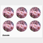 Spring Pink Tree Blossoms stickers zegels Bloemen (Vel)