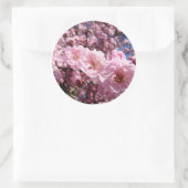 Spring Pink Tree Blossoms stickers zegels Bloemen (Tas)