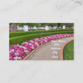 Spring Pink Walkway Garden Visitekaartje (Voorkant)