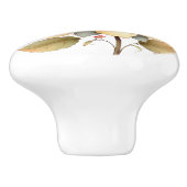 Spring Pink Yellow Garden Flower Keramische Knop (Zijkant)