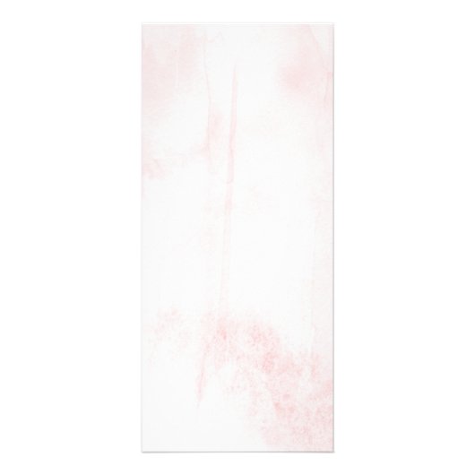 Spring Pinks Waterverf Bloemen Trouwmenu Reclamekaart (Achterkant)