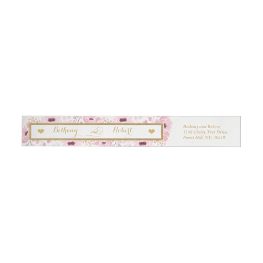 Spring Pinks Waterverf Floral Wedding Collectie (Individueel)