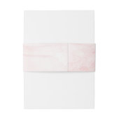 Spring Pinks Waterverf Floral Wedding Collectie Uitnodigingen Wikkel (Achterkant Voorbeeld)