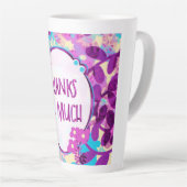 Spring Playful Posies - Whimsical Thank You Latte Mok (Rechterhoek)