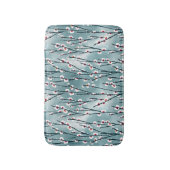 Spring Plum Blossom Floral Pattern Badmat (Voorkant Verticaal)