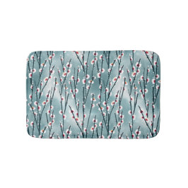 Spring Plum Blossom Floral Pattern Badmat