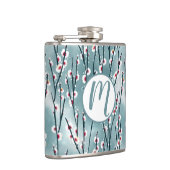 Spring Plum Blossom Floral Pattern Heupfles (Rechts)