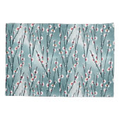 Spring Plum Blossom Floral Pattern Kussensloop (Achterkant)