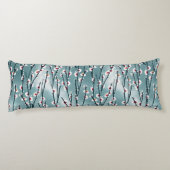 Spring Plum Blossom Floral Pattern Lichaamskussen (Achterkant)