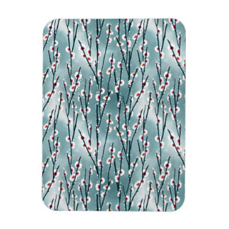 Spring Plum Blossom Floral Pattern Magneet