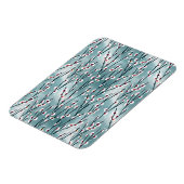 Spring Plum Blossom Floral Pattern Magneet (Linkerzijde)