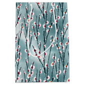 Spring Plum Blossom Floral Pattern Medium Cadeauzakje (Voorkant)