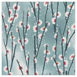 Spring Plum Blossom Floral Pattern Stof