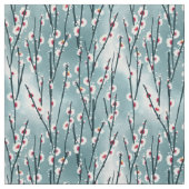 Spring Plum Blossom Floral Pattern Stof (Swatch)
