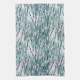 Spring Plum Blossom Floral Pattern Theedoek