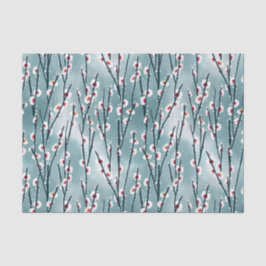 Spring Plum Blossom Floral Pattern Tissuepapier