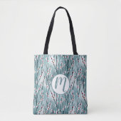 Spring Plum Blossom Floral Pattern Tote Bag (Voorkant)