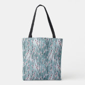 Spring Plum Blossom Floral Pattern Tote Bag (Achterkant)