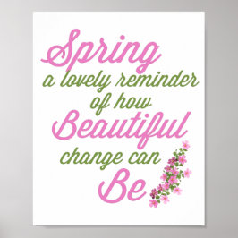 Spring Poem // Spring Flowers Poster