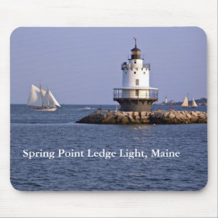 Spring Point Ledge Light, Maine Mousepad Muismat