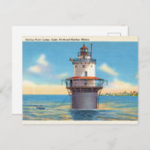 Spring Point Ledge Light, Portland Harbour, Maine Briefkaart (Voorkant / Achterkant)
