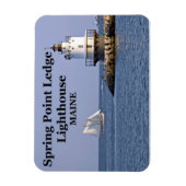 Spring Point Ledge Lighthouse, fotomagneet Magneet (Verticaal)