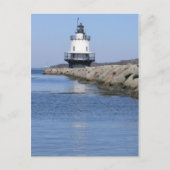 Spring Point Ledge Lighthouse-New England Briefkaart (Voorkant)