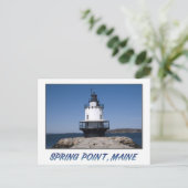 Spring Point, Maine Briefkaart (Staand voorkant)