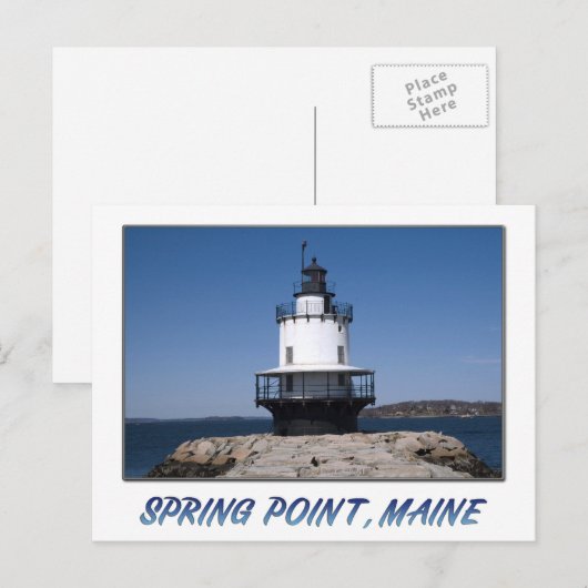 Spring Point, Maine Briefkaart (Voorkant / Achterkant)