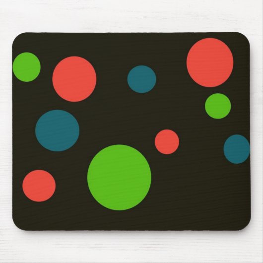 Spring Polka Dot Mousepad Muismat (Voorkant)