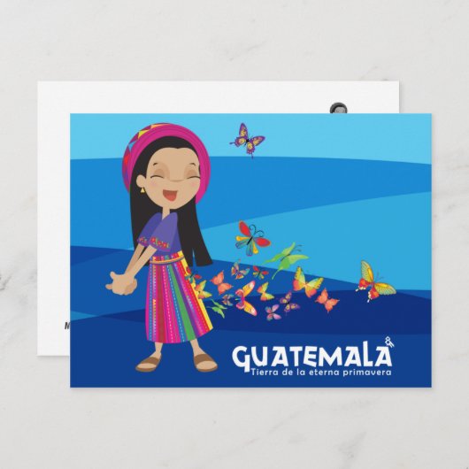 Spring Postal Briefkaart (Voorkant / Achterkant)