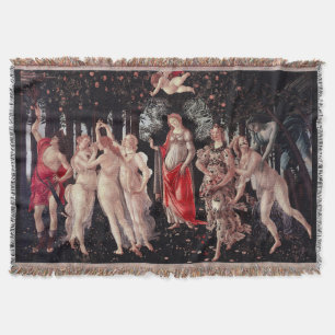 Spring Primavera Sandro Botticelli Renaissance Deken