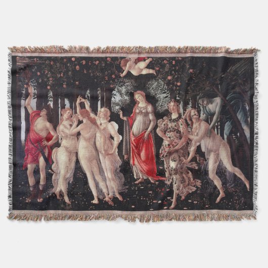 Spring Primavera Sandro Botticelli Renaissance Deken (Voorkant)