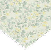 Spring Primrose & Sage Watercolor Table Runner Korte Tafelloper (Hoek)