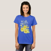 Spring primrose sneeuwklokje bluebell art T-shirt (Voorkant volledig)