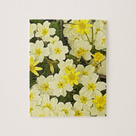 Spring Primroses Jigzaag Puzzle Legpuzzel