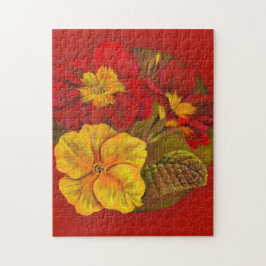 Spring Primroses kunst schilderij legpuzzel
