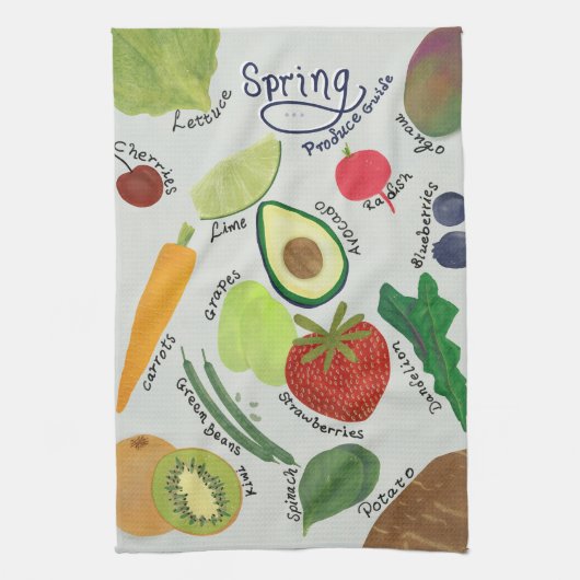 Spring Produce Guide  Theedoek (Verticaal)