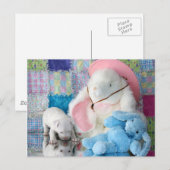 Spring Puppy Love Briefkaart (Voorkant / Achterkant)