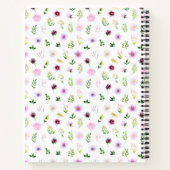 Spring Purple Floral Wedding Planner Notitieboek (Achterkant)