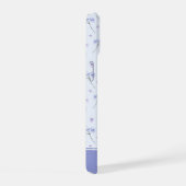 Spring Purple Flowers Pattern iPhone 15 Case (Rechterkant)