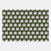 Spring Purple Flowers with Foliage Inpakpapier Vel (Voorkant 3)