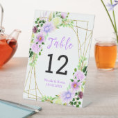 Spring Purple Flowers with Foliage Reclamebord Met Voetstuk (Insitu)