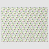 Spring Purple Flowers with Foliage Tissuepapier (Voorkant)