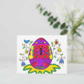 Spring Pysanka Briefkaart (Staand voorkant)