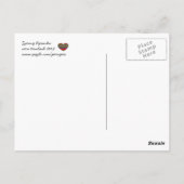 Spring Pysanka Briefkaart (Achterkant)