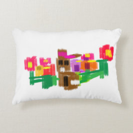 Spring Rabbit Accent Kussen