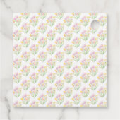 Spring Rabbit Baby Shower Bedankjes Labels (Achterkant)